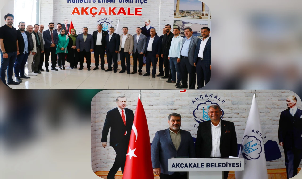 AK Parti Şanlıurfa İl teşkilatı, Başkan Abdulhakim Ayhan'ı Ziyaret Etti