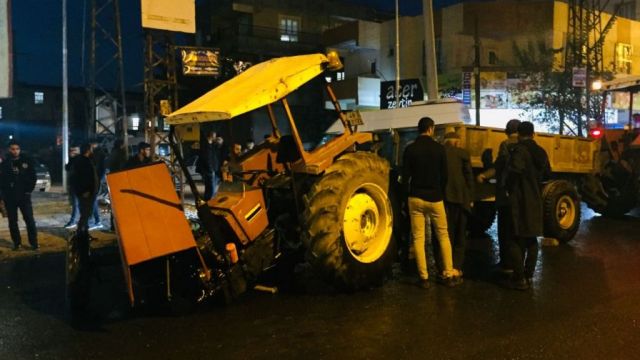 Urfa'da Otomobil, Traktörü İkiye Böldü