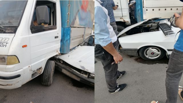Urfa’da Maddi Hasarlı Kaza