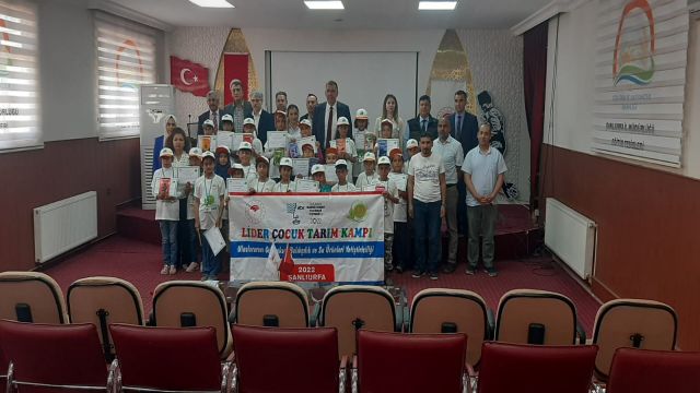 Urfa'da ‘’Lider Çocuk Tarım Kampı’’ projesi başladı