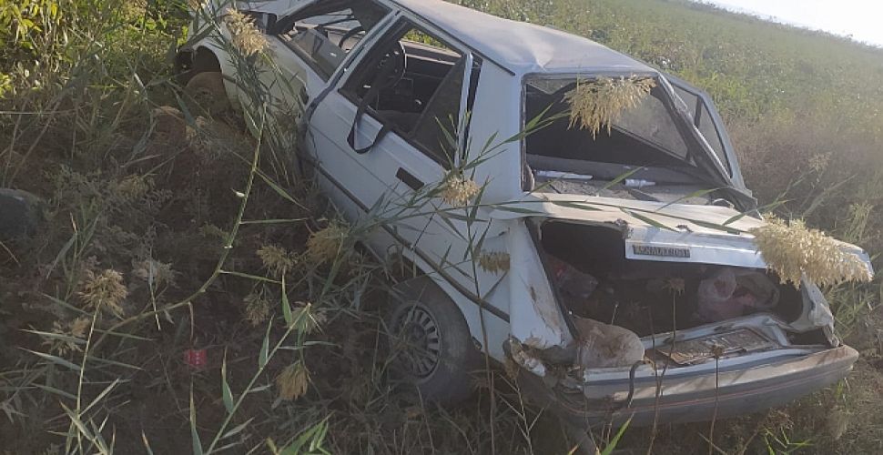 Urfa'da Otomobil Takla Attı; Yaralılar Var