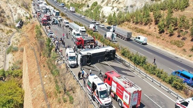 Gaziantep'te 16 kişinin öldüğü kazada otobüs şoförünün 22,5 yıla kadar hapsi istendi