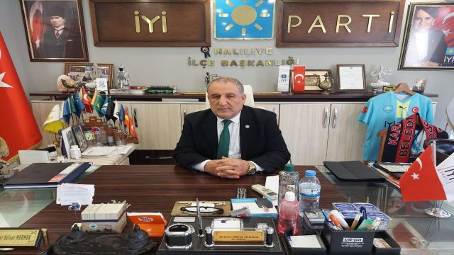 İYİ Parti Haliliye ilçe başkanı Mermer güven tazeledi