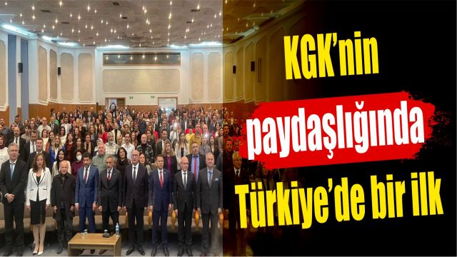 KGK’nin paydaşlığında Türkiye’de bir ilk
