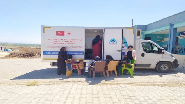 Urfa’da kadınlara mobil jinekoloji ve sağlık taraması yapıldı