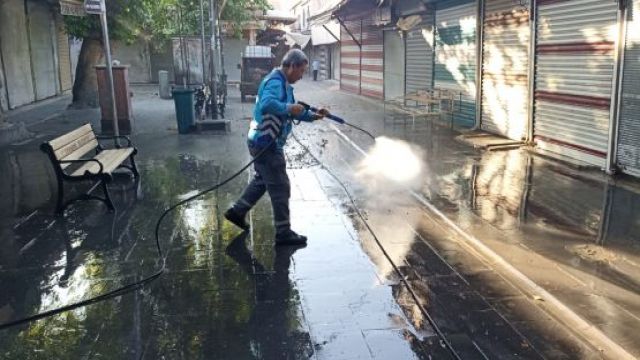 Eyyübiye’de genel temizlik sürüyor