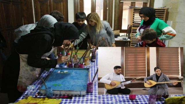 Haliliye, sanat kurslarına vatandaşlar yoğun ilgi gösteriyor