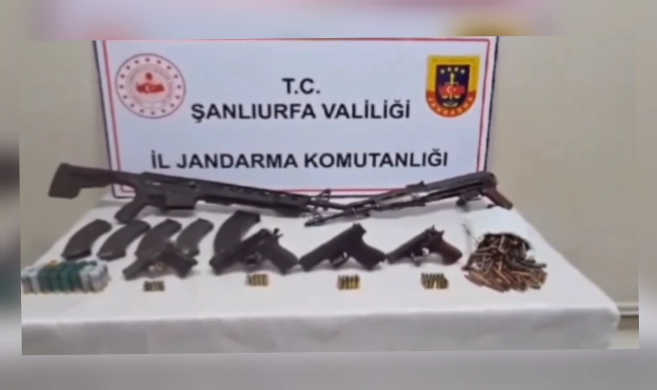 Şanlıurfa’da silah kaçakçılarına operasyon düzenlendi