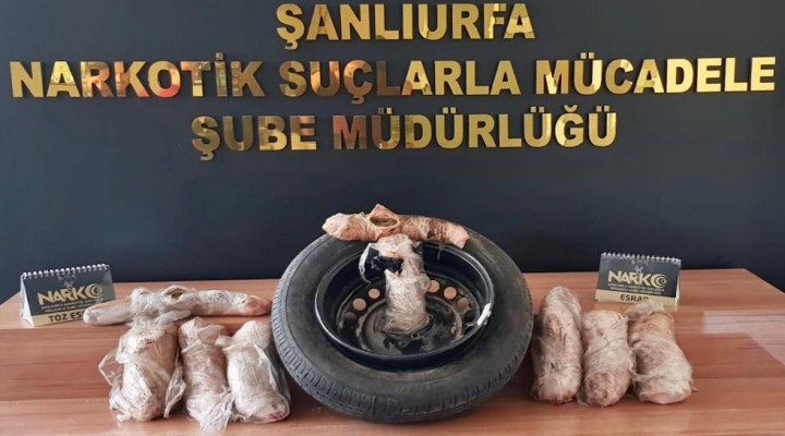 Şanlıurfa'da dev uyuşturucu operasyonu: 3 tutuklama