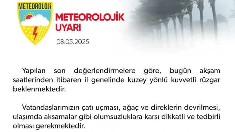 Şanlıurfa’da Kuvvetli Rüzgar Bekleniyor